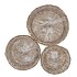 RATTAN KUBOO BASKET ROUND LOW S/3 35/40/45 H13/14/15