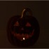 AUTUMN FLOCK SCOTTISH GREEN PUMPKIN FACE LED 17X17X21CM NM