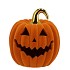 AUTUMN FLOCK SCOTTISH SPICE PUMPKIN FACE LED 17X17X21CM