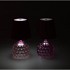 LUCE JOLLY PINK GLASS GLOBE LED ASS 11X11X20CM
