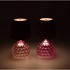 LUCE JOLLY PINK GLASS GLOBE LED ASS 11X11X20CM