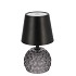 LUCE WILD BLACK GLASS GLOBE LED 11X11X20CM