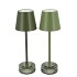 LUCE MAJESTIC GREEN GLASS ON FOOT LED ASS 11X11X33CM