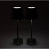 LUCE MAJESTIC GREEN GLASS ON FOOT LED ASS 11X11X33CM
