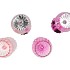 LUCE JOLLY PINK T-LIGHT HOLDER ASS 11X11X28CM NM