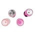 LUCE JOLLY PINK T-LIGHT HOLDER ASS 9X9X18CM NM