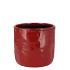 IRON STONE RED GLAZED POT 9X8CM