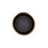 IRON STONE GOLD GLAZED POT 12X11CM