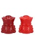 JOLIE WILD RED KING CANDLE H ASS 9X8X11CM NM