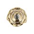 JOLIE COZY GOLD KING CANDLE H 9X8X11CM
