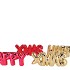 JOLIE JOLLY FUCHSIA HAPPY XMAS ASS 31X4X11CM
