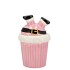 JOLIE JOLLY PINK SANTA JAR 12X11X17CM