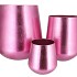 JULIE JOLI PINK VASE IRON S/3 22X23CM/30X35CM/44X45CM NM