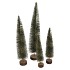 SPARKLE TWIST MAJESTIC GREEN SNOW TREE 56X12CM