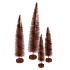 SPARKLE TWIST SCOTTISH SPICE SNOW TREE 30X6CM