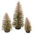 SPARKLE TREE SNOW NORDIC SAND 23X12CM