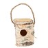 NATURE BIRCH BIRD HOUSE 14X16CM NM