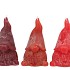 CANDLE FROSTY GNOME WILD RED MIX 8X15CM