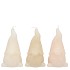 CANDLE FROSTY GNOME COZY SAND MIX 6X10CM