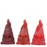 CANDLE FROSTY GNOME WILD RED MIX 6X10CM