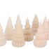 CANDLE FROSTY PAGODA TREE COZY SAND MIX ASS 7X14CM ASS
