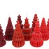 CANDLE FROSTY PAGODA TREE WILD RED MIX ASS 7X14CM ASS