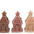 CANDLE FROSTY GINGERBREAD HOUSE SCOTTISH SPICE MIX 8X9X15CM