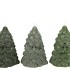 CANDLE FROSTY TREE MAN MAJESTIC GREEN MIX 9X9CM