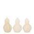 CANDLE FROSTY SNOWMAN COZY SAND MIX 7X10CM NM