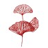 PICK SHINE LOTUS JOLLY RED 40CM P/12 NM