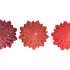 CANDLE FROSTY X-MAS TREE WILD RED MIX 9X20CM ASS
