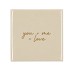 TILE YOU + ME = LOVE NATURAL 10X10X1CM