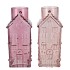 MILLE SAND/OLD PINK VASE HOUSE 13X13X30CM NM