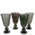 FENNA DARK GREEN MIX VASE STAND ASS 13X25CM NM