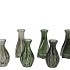 FENNA GREEN MIX VASE FLOWER ASS 6X12CM