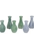 FENNA GREEN MIX VASE FLOWER ASS 6X12CM NM