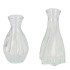 FENNA CLEAR MIX VASE FLOWER ASS 6X12CM