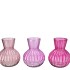 FELINE PINK MIX VASE ASS 12X15CM