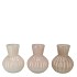 FELINE NATURAL MIX VASE ASS 12X15CM