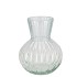 FELINE CLEAR VASE ASS 12X15CM