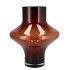 FILOU BROWN VASE SPHERE 28X32CM