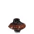 FILOU BROWN VASE STRUCTURE 19X16CM