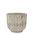 NOLA GREY POT 14X14X13CM