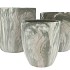 MONTY GREEN POT S/3 31X31/26X27/21X23CM