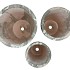 MONTY GREEN POT S/3 31X31/26X27/21X23CM