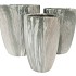 MONTY GREEN POT FLOWER LONG S/3 37X46/31X43/24X40CM NM