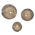MONTY GREY POT CILINDER S/3 20X19/18X16/14X13CM