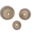 MONTY SAND POT CILINDER S/3 20X19/18X16/14X13CM