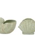 DION GREEN POT SNAIL ASS 19X14X13CM