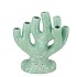 SHELLA GREEN VASE CORAL 22X12X25CM